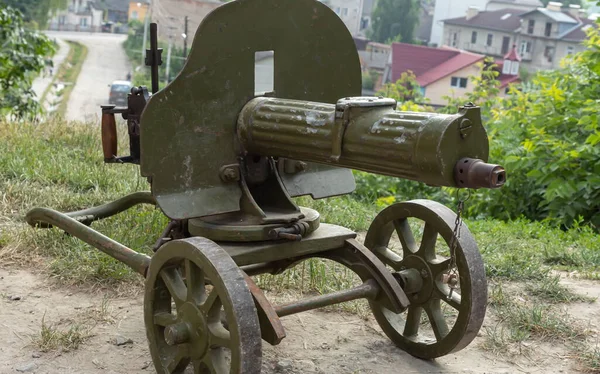 Starożytny System Karabinów Maszynowych Old Maxi — Zdjęcie stockowe