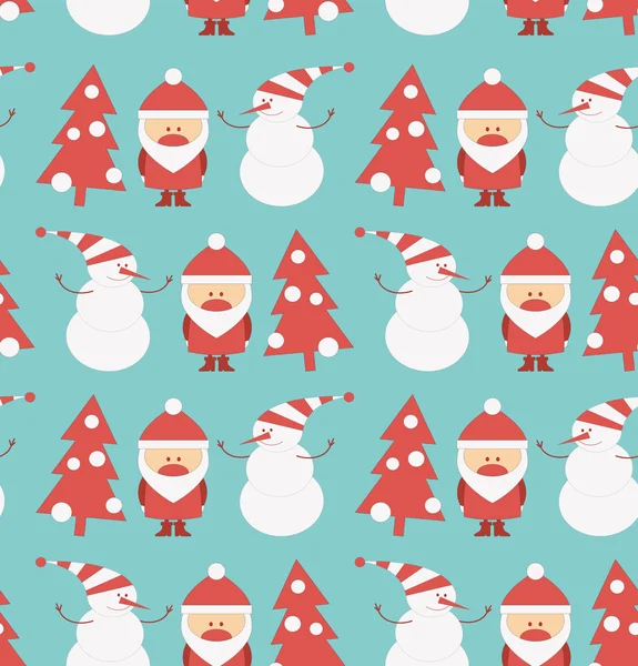 Christmas Seamless Background — Stock Vector