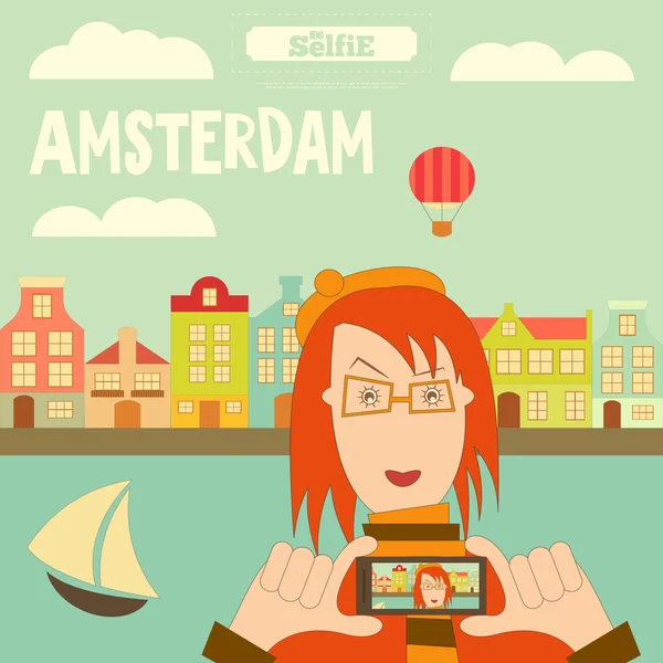 Amsterdam — Stock Vector