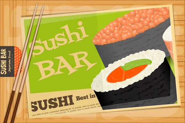 Sushi — Stockvector