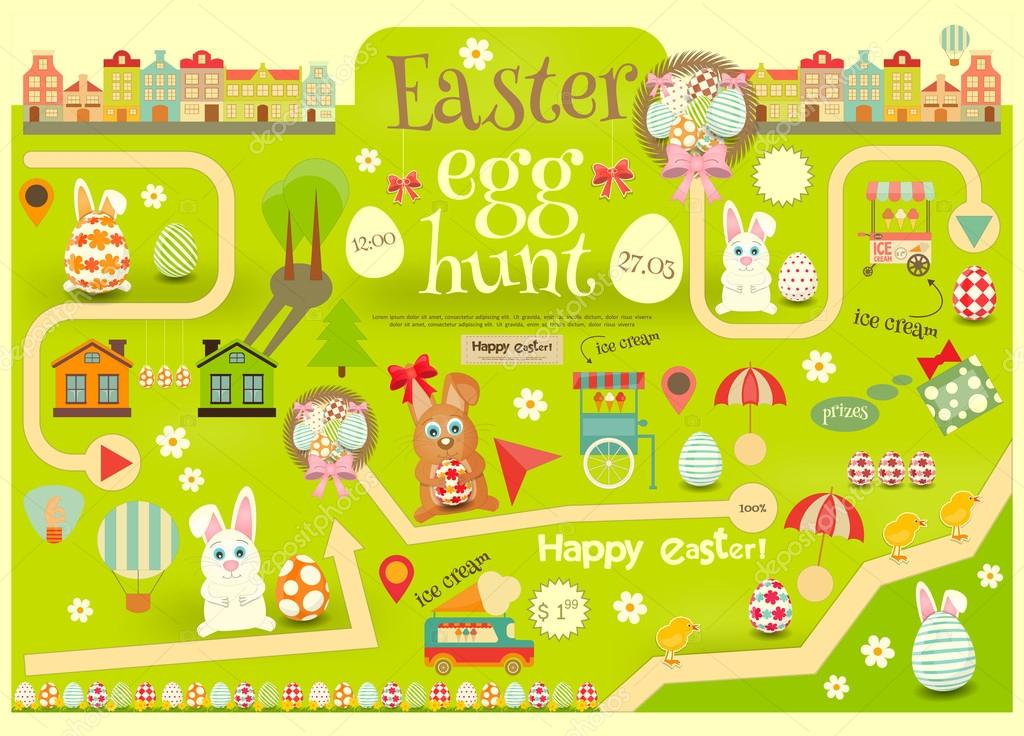 25 607 Easter Egg Hunt Vector Images Free Royalty Free Easter Egg Hunt Vectors Depositphotos