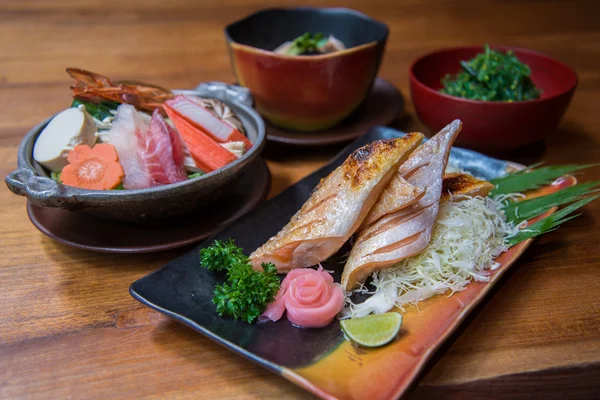 Set de comida estilo japonés — Foto de Stock