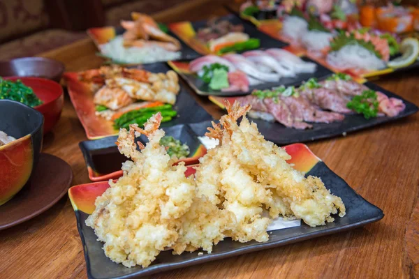 Deep fried shrimp tempura — Stock Photo, Image