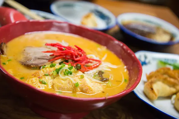 Traditioneller japanischer Ramen — Stockfoto