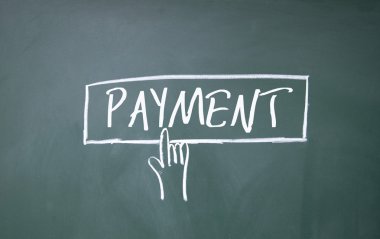 parmak tıklama ödeme sembolü