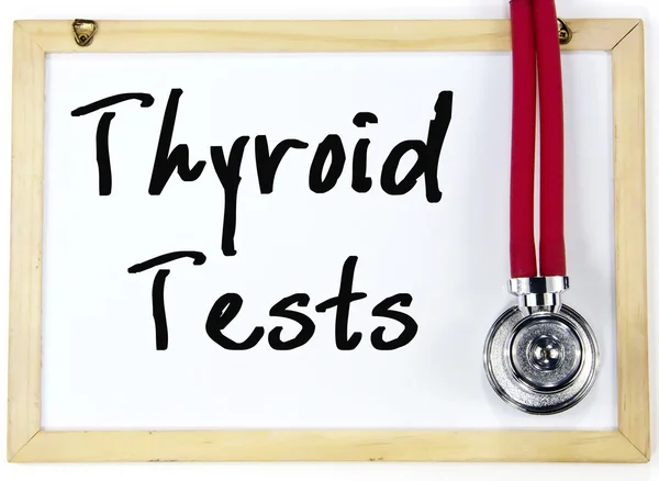 Tiroid testleri tahtaya yazmak
