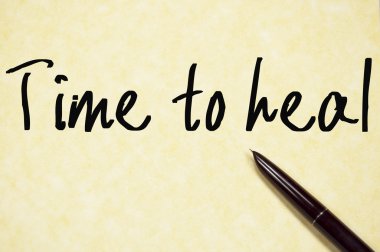 Metin yazma kağıt üzerinde iyileşmek için zaman 