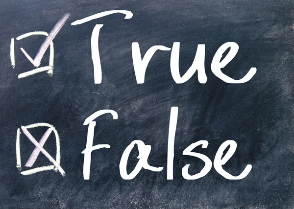 TRUE veya false yargıç — Stok fotoğraf