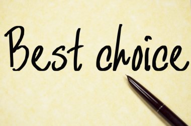 En iyi seçim metin kağıda yazmak 