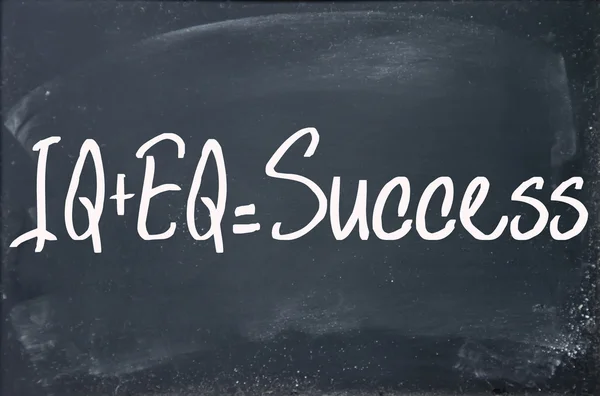 Success formula on blackboard — Stock Photo, Image