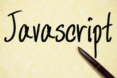 JavaScript kelime yazma kağıt üzerinde 