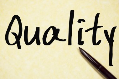 Kalite word yazma kağıt üzerinde 