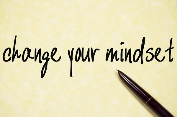 Change your mindset — Stock Photo, Image