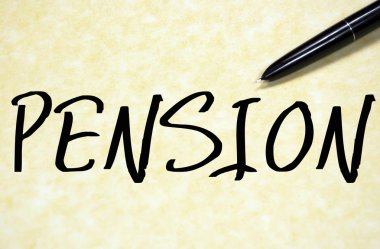 emeklilik kelime yazma kağıt üzerinde 