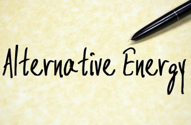 alternatif araç metin yazma kağıt üzerinde 