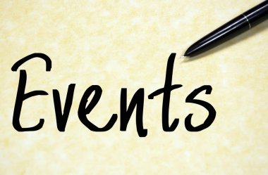 olaylar kelime yazma kağıt üzerinde 