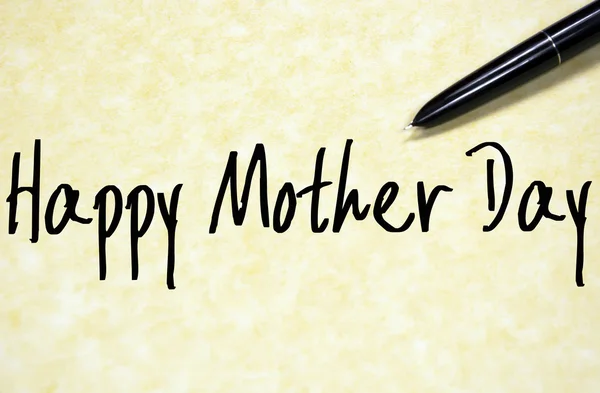 Happy mother day text write on paper — Stock Photo, Image