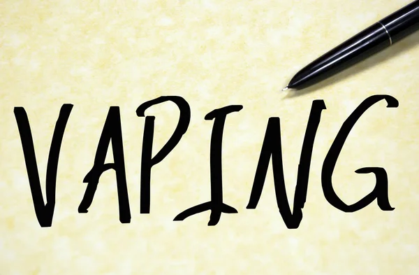 Vaping word write on paper — Stock Photo, Image