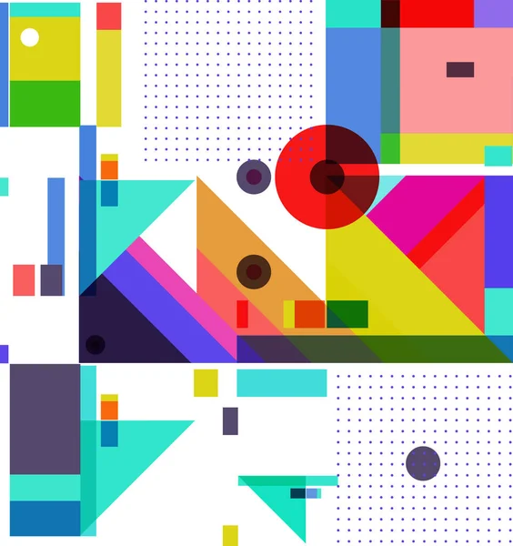 Yeni Yıl 2021 renkli geometrik poster tasarımı şablonu