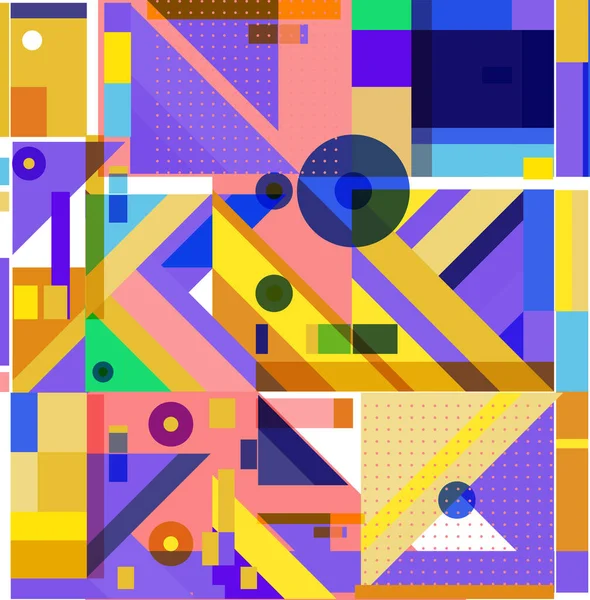 Nouvel 2021 Coloré Modèles Conception Affiches Géométriques — Image vectorielle