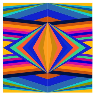 Kaynak için vektör renkli geometrik ve eğri arkaplan deseni