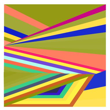 Kaynak için vektör renkli geometrik ve eğri arkaplan deseni