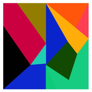 Kaynak için vektör renkli geometrik ve eğri arkaplan deseni