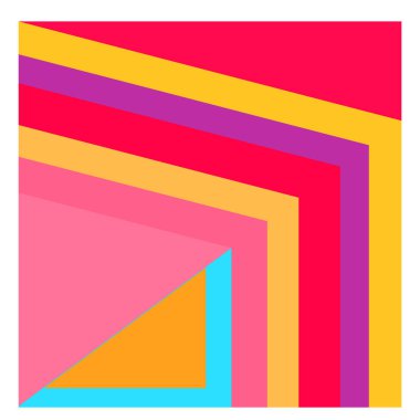 Kaynak için vektör renkli geometrik ve eğri arkaplan deseni