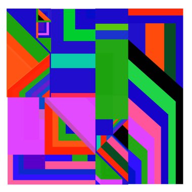 Kaynak için vektör renkli geometrik ve eğri arkaplan deseni