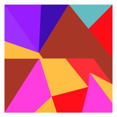 Kaynak için vektör renkli geometrik ve eğri arkaplan deseni