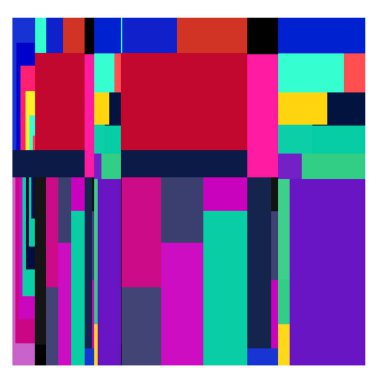 Kaynak için vektör renkli geometrik ve eğri arkaplan deseni