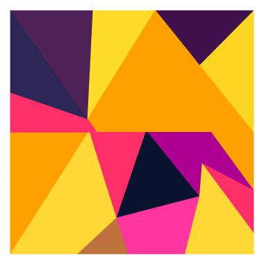 Kaynak için vektör renkli geometrik ve eğri arkaplan deseni