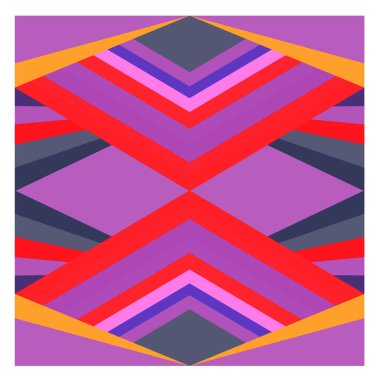 Kaynak için vektör renkli geometrik ve eğri arkaplan deseni