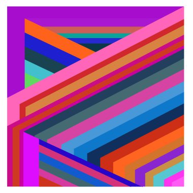 Kaynak için vektör renkli geometrik ve eğri arkaplan deseni