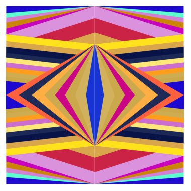 Kaynak için vektör renkli geometrik ve eğri arkaplan deseni