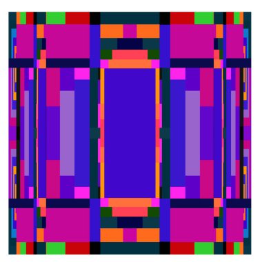 Kaynak için vektör renkli geometrik ve eğri arkaplan deseni