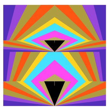 Kaynak için vektör renkli geometrik ve eğri arkaplan deseni