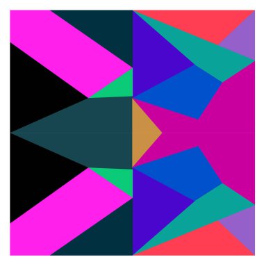 Kaynak için vektör renkli geometrik ve eğri arkaplan deseni