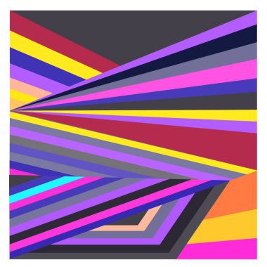 Kaynak için vektör renkli geometrik ve eğri arkaplan deseni