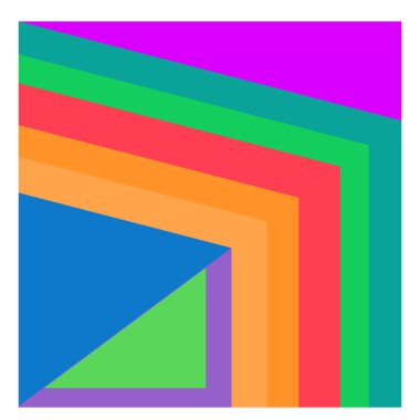 Kaynak için vektör renkli geometrik ve eğri arkaplan deseni