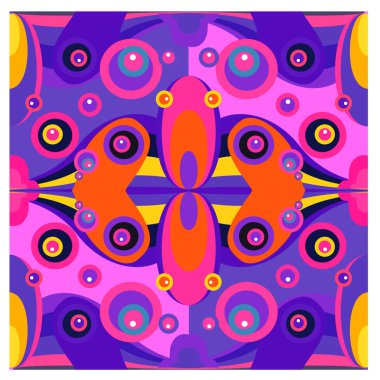 Kaynak için vektör renkli geometrik ve eğri arkaplan deseni