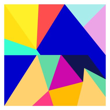 Kaynak için vektör renkli geometrik ve eğri arkaplan deseni