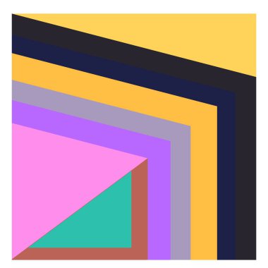 Kaynak için vektör renkli geometrik ve eğri arkaplan deseni