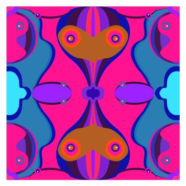 Kaynak için vektör renkli geometrik ve eğri arkaplan deseni