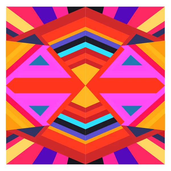 Kaynak için vektör renkli geometrik ve eğri arkaplan deseni