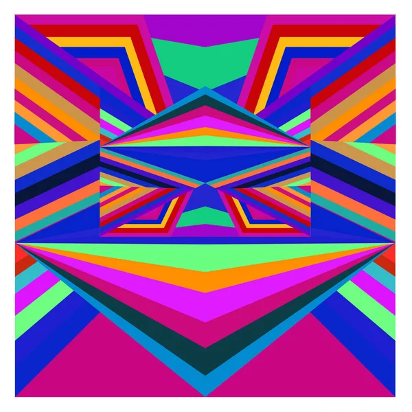 Kaynak için vektör renkli geometrik ve eğri arkaplan deseni