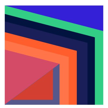 Kaynak için vektör renkli geometrik ve eğri arkaplan deseni