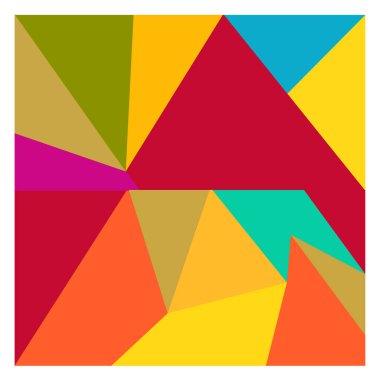 Kaynak için vektör renkli geometrik ve eğri arkaplan deseni