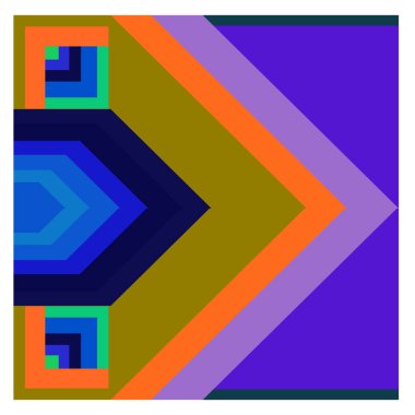 Kaynak için vektör renkli geometrik ve eğri arkaplan deseni