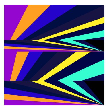 Kaynak için vektör renkli geometrik ve eğri arkaplan deseni